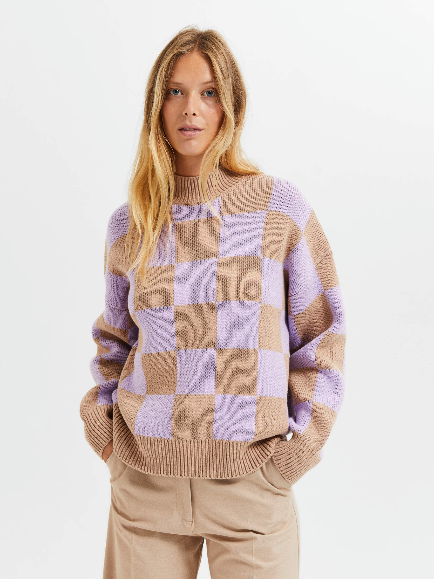 GERUITE SWEATER Beige SELECTED FEMME
