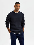 Selected RELAXED KNITTED PULLOVER, Dark Sapphire, highres - 16084150_DarkSapphire_003.jpg