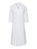 Selected COTON BIO A-LIGNE CHEMISE, Bright White, highres - 16078970_BrightWhite_001.jpg