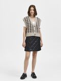 Selected ULDBLANDING HOUNDSTOOTH VEST, Sandshell, highres - 16086300_Sandshell_979517_005.jpg