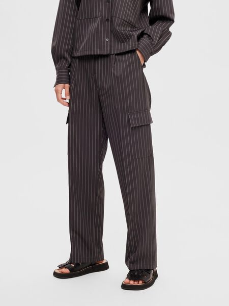 Selected PINSTRIPE CARGO TROUSERS, Magnet, highres - 16092648_Magnet_1084484_003.jpg