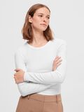 Selected LONG-SLEEVED T-SHIRT, Bright White, highres - 16090484_BrightWhite_006.jpg