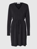 Selected LONG SLEEVED MINI DRESS, Black, highres - 16095416_Black_001.jpg