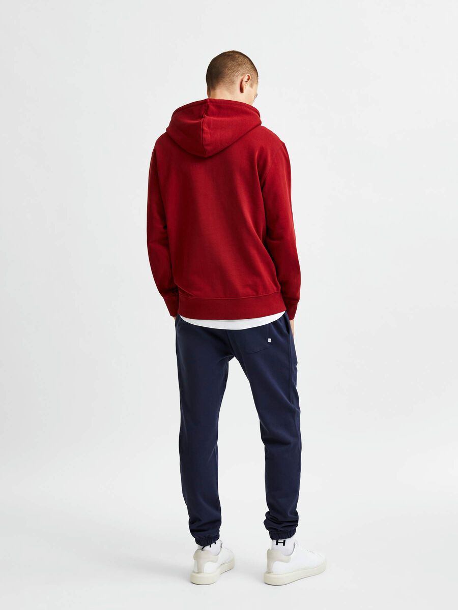 Selected COTON BIOLOGIQUE SWEAT-SHIRT, Sun-Dried Tomato, highres - 16078630_SunDriedTomato_004.jpg