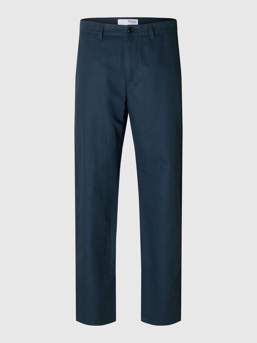 Selected 196 STRAIGHT-FIT LINNENMIX BROEK, Stratified Sea, highres - 16096754_StratifiedSea_001.jpg