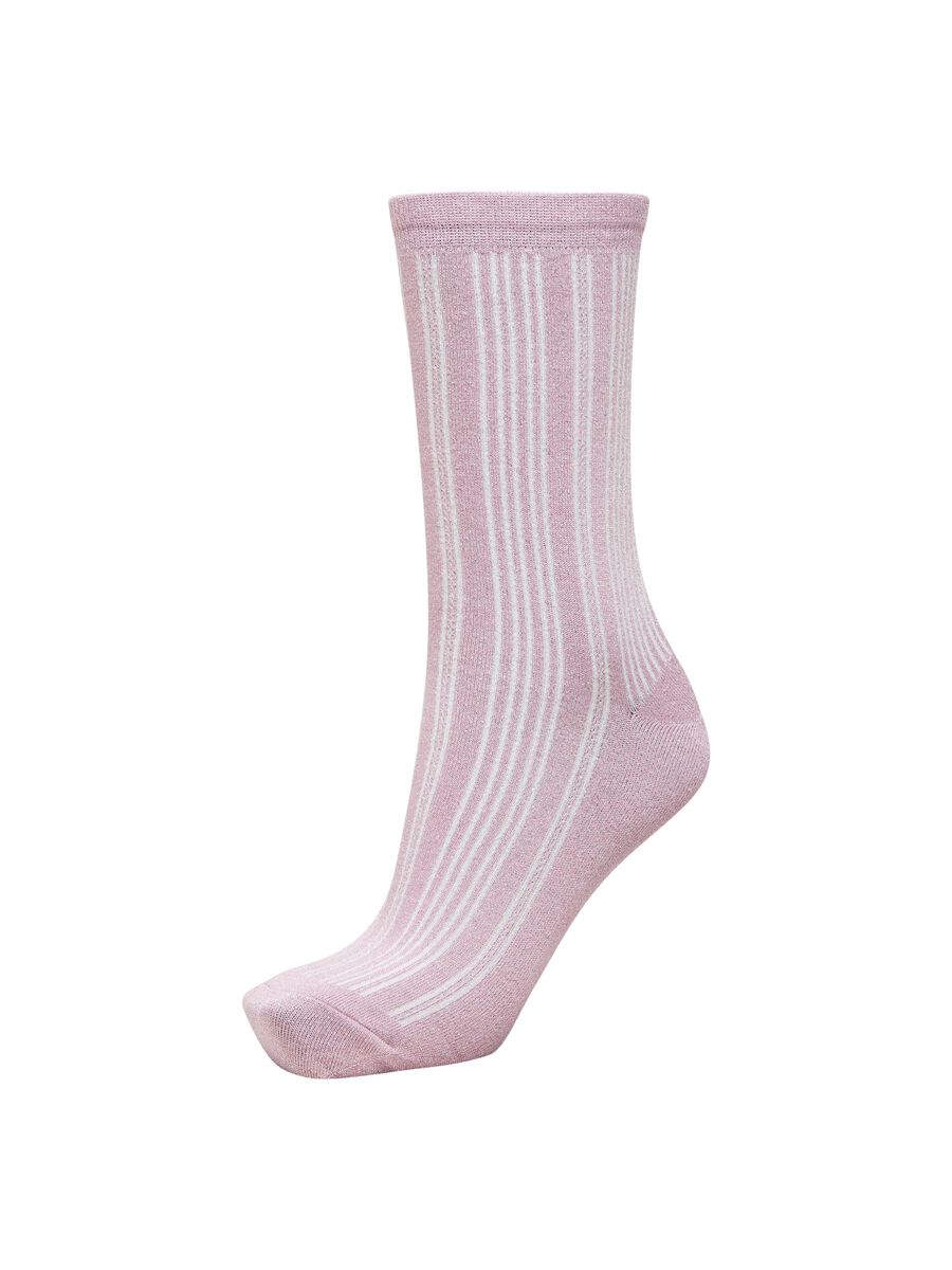 Selected 3-PACK METALLIC FIBRE SOCKS, Opera Mauve, highres - 16080848_OperaMauve_004.jpg