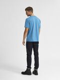 Selected SHORT-SLEEVED RELAXED FIT T-SHIRT, Bluejay, highres - 16077385_Bluejay_004.jpg