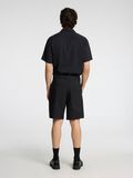 Selected REGULAR FIT  CHINO SHORTS, Black, highres - 16096752_Black_004.jpg