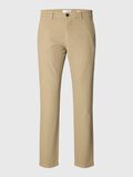 Selected 175 SLIM FIT GESTRUCTUREERD CHINO, Pure Cashmere, highres - 16091554_PureCashmere_001.jpg