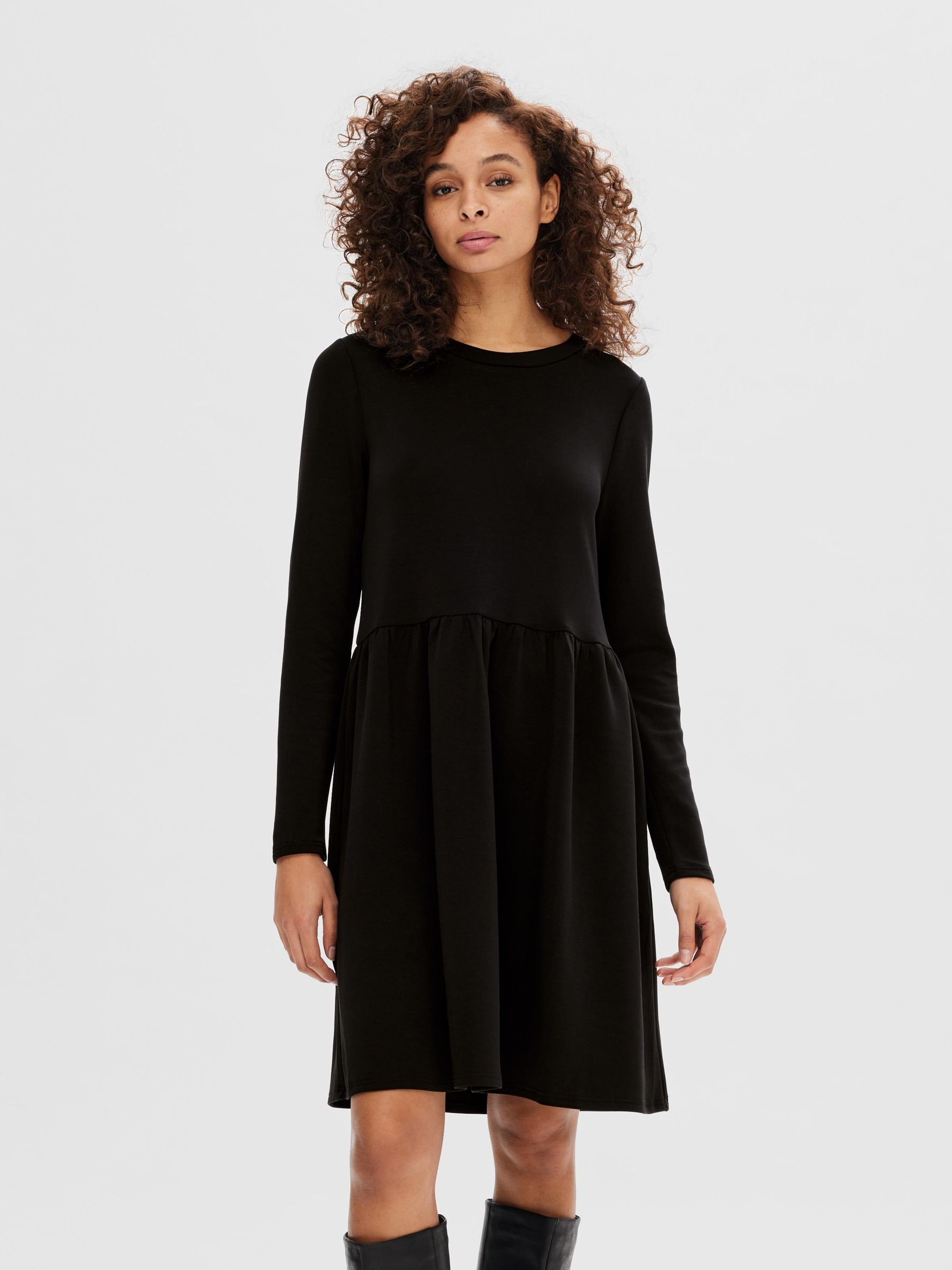 Selected femme clearance black dress