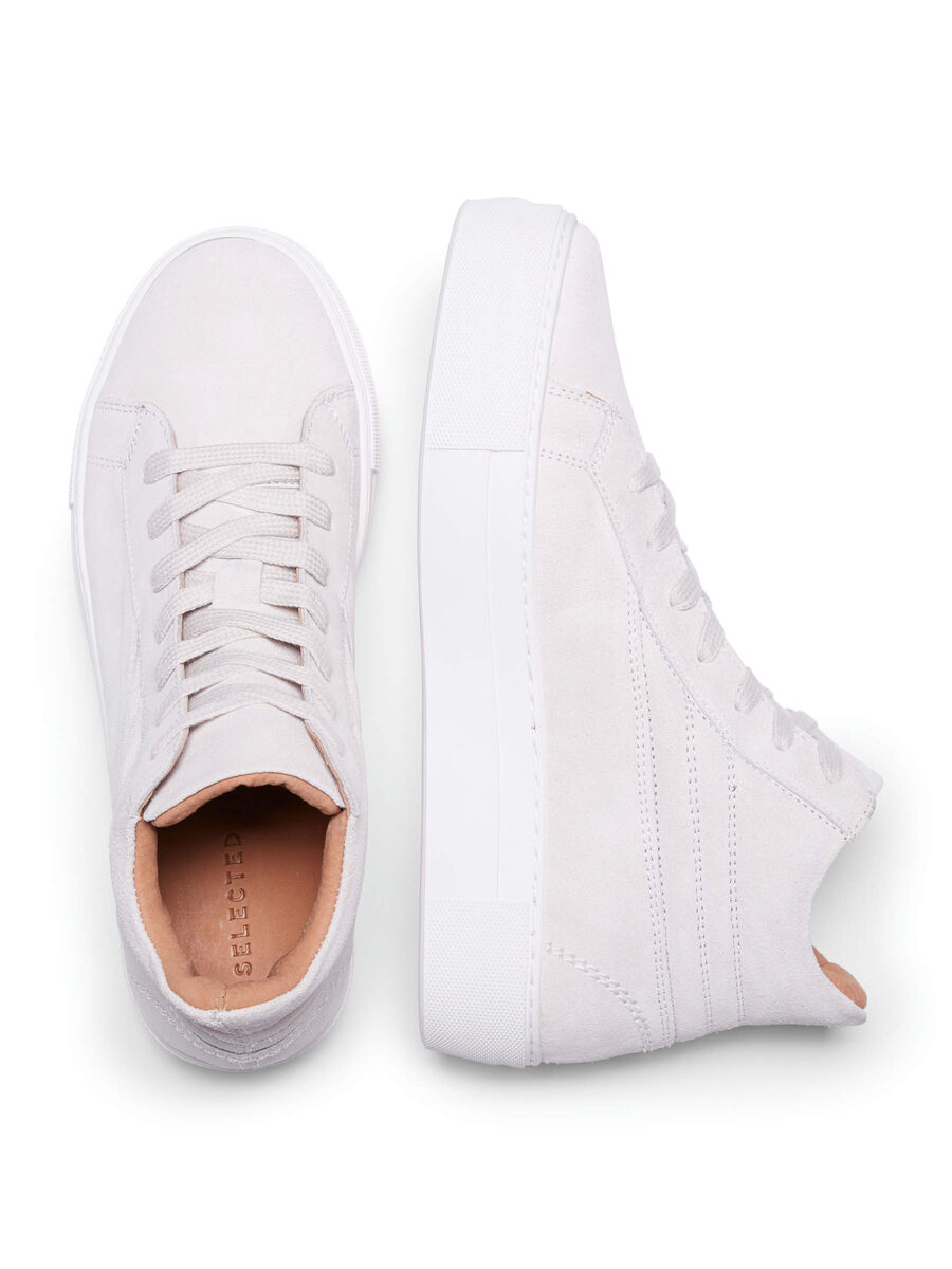 Selected SUEDE - TRAINERS, White, highres - 16058681_White_005.jpg