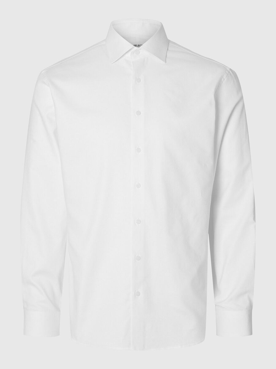 Selected CLASSIC SLIM FIT SHIRT, White, highres - 16097364_White_001.jpg