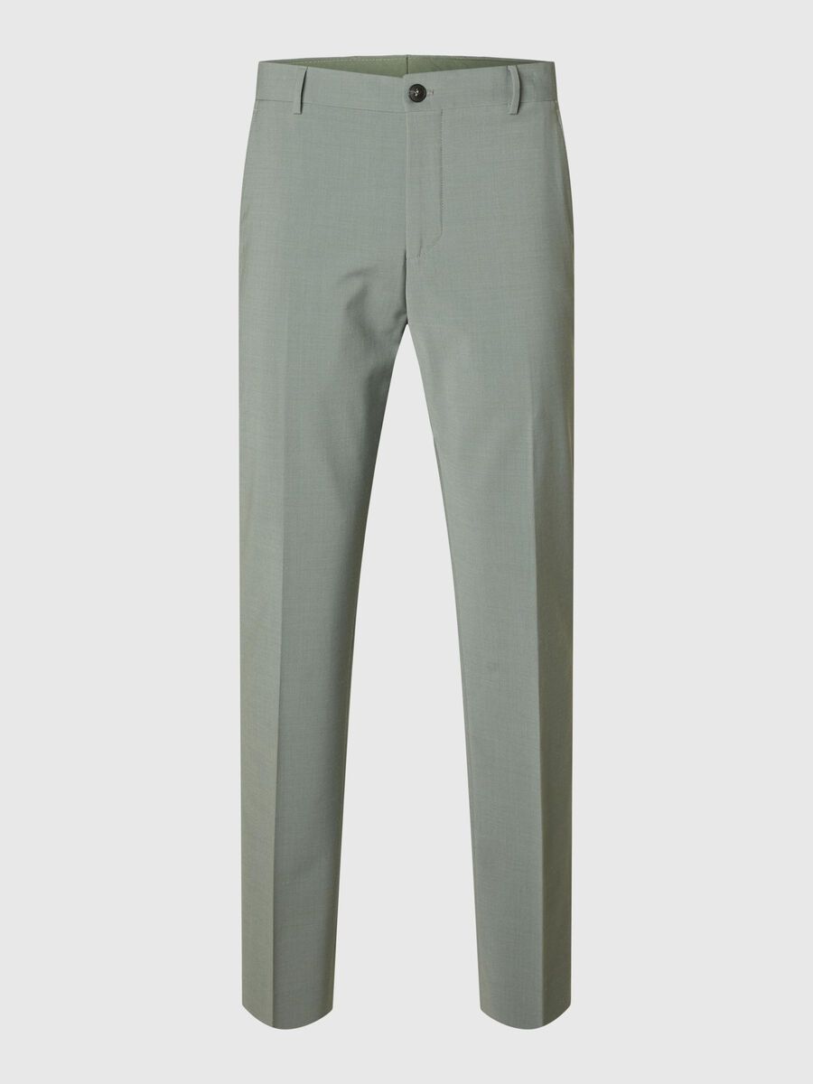 Selected SLIM FIT PANTALON, Iceberg Green, highres - 16094874_IcebergGreen_001.jpg