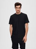 Selected RIBBED T-SHIRT, Black, highres - 16090777_Black_003.jpg