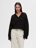 Selected CROCHET-STYLE PULLOVER, Black, highres - 16093246_Black_003.jpg