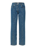 Selected HØJTALJEDE - STRAIGHT FIT JEANS, Medium Blue Denim, highres - 16071392_MediumBlueDenim_001.jpg