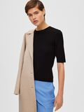 Selected VISKOSEBLANDING STRIKKET TOP, Black, highres - 16088431_Black_008.jpg