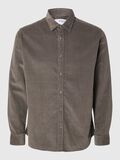 Selected CORDUROY SHIRT, Morel, highres - 16090182_Morel_001.jpg