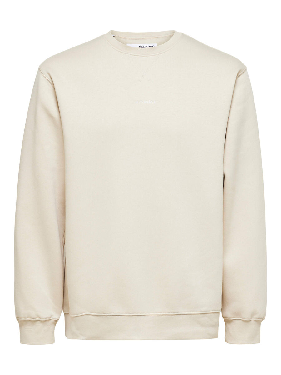 Selected LANGÄRMELIGER SWEATSHIRT, Oatmeal, highres - 16085889_Oatmeal_001.jpg