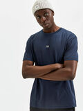 Selected MANCHES COURTES T-SHIRT, Dark Sapphire, highres - 16081955_DarkSapphire_008.jpg