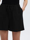 Selected MID WAIST LINEN-BLEND SHORTS, Black, highres - 16097919_Black_006.jpg