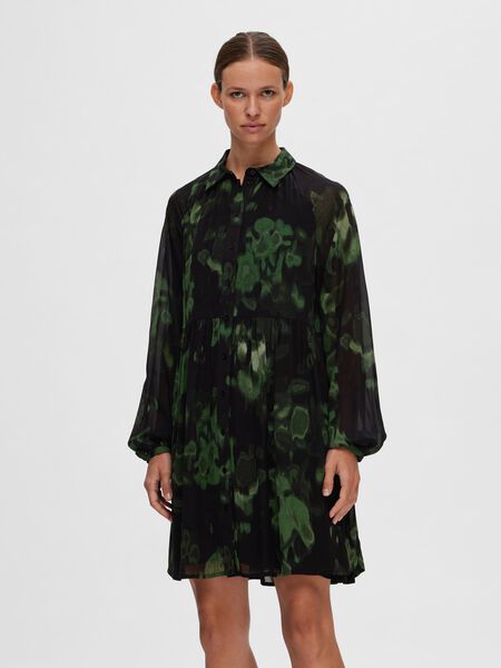 Selected PRINTED SHIRT DRESS, Black, highres - 16091893_Black_1067932_003.jpg