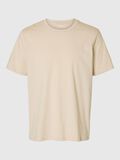 Selected COTTON SLUB T-SHIRT, Oatmeal, highres - 16092508_Oatmeal_001.jpg