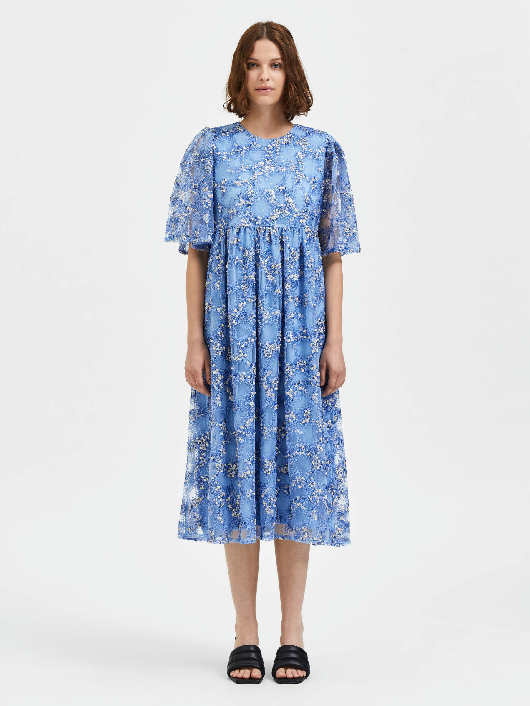 Sequin midi dress | Selected