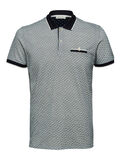 Selected REGULAR FIT - POLO SHIRT, Egret, highres - 16073645_Egret_756990_001.jpg