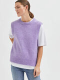 Selected MELANGE PETITE KNITTED VEST, Violet Tulip, highres - 16084774_VioletTulip_008.jpg