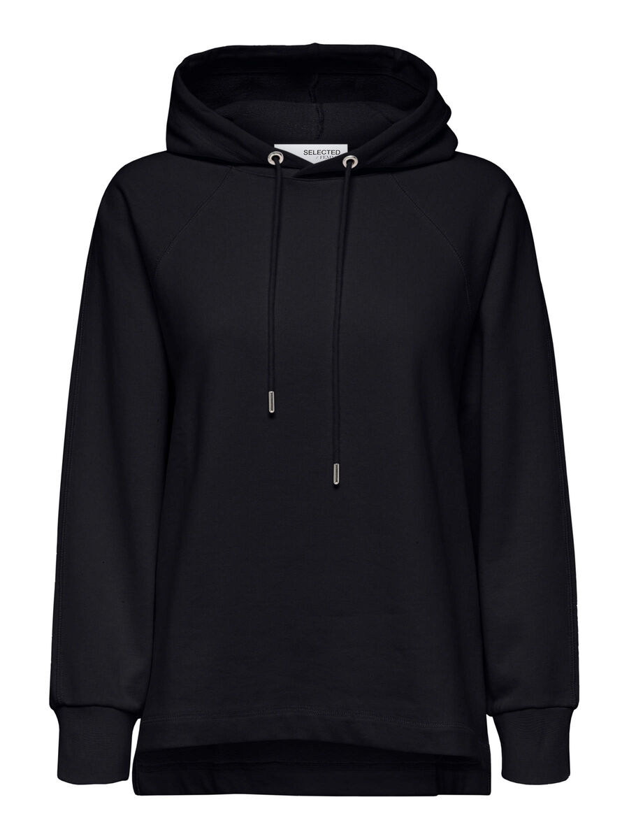 Selected BOMULD HOODIE, Black, highres - 16082406_Black_001.jpg