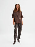 Selected SHORTSLEEVE T-SHIRT, Coffee Bean, highres - 16081914_CoffeeBean_005.jpg