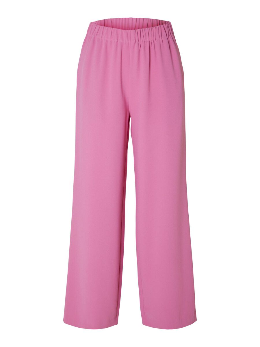 Selected CLASSIC WIDE-LEG TROUSERS, Phlox Pink, highres - 16089910_PhloxPink_001.jpg