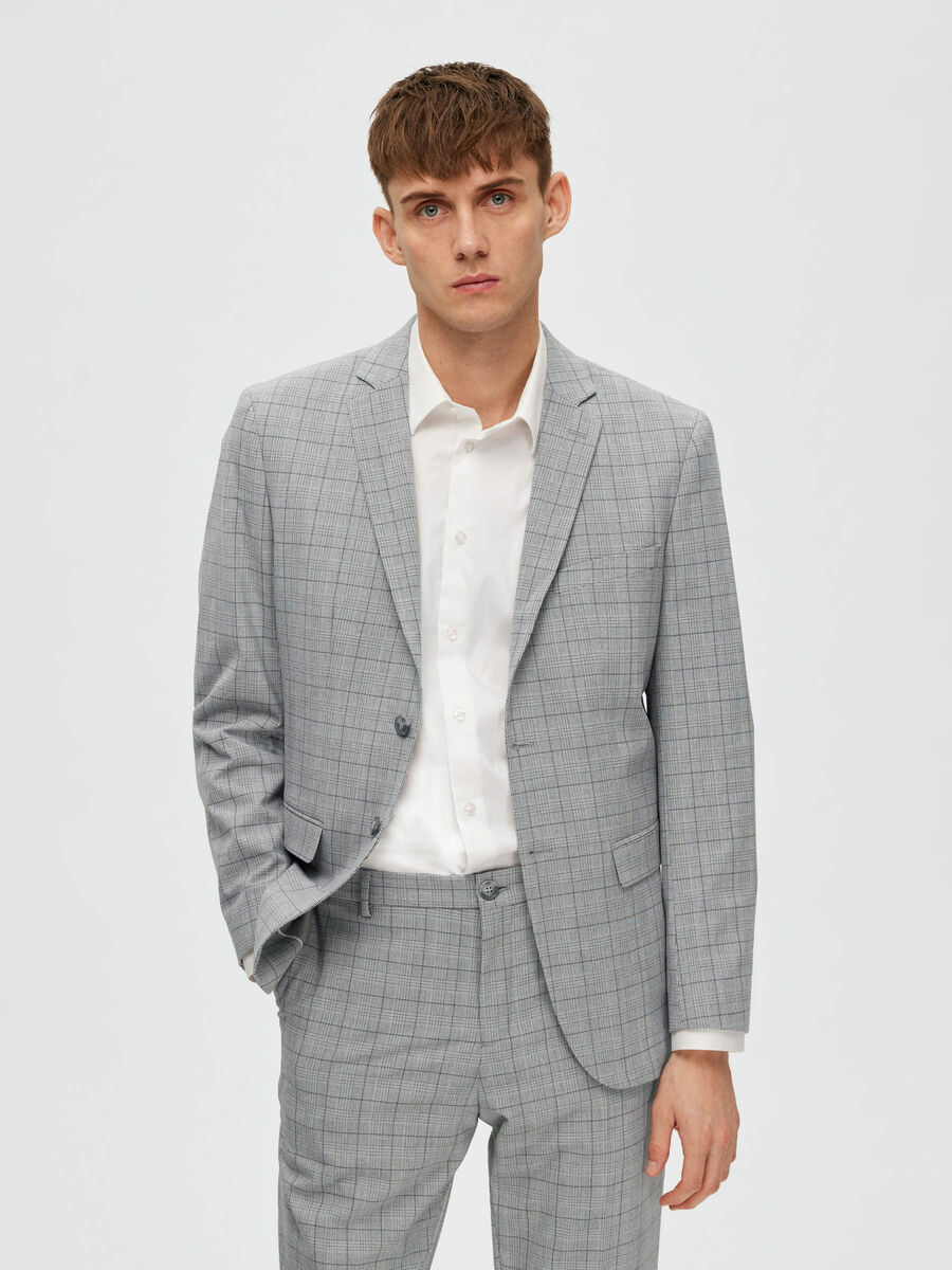 Selected VISCOSEMIX GERUIT BLAZER, Light Grey Melange, highres - 16087746_LightGreyMelange_984178_003.jpg