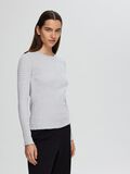 Selected T-SHIRT  Z DŁUGIM RĘKAWEM, Light Grey Melange, highres - 16078946_LightGreyMelange_841417_008.jpg