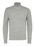 Selected À MANCHES LONGUES PULLOVER, Ghost Gray, highres - 16089102_GhostGray_1014296_001.jpg