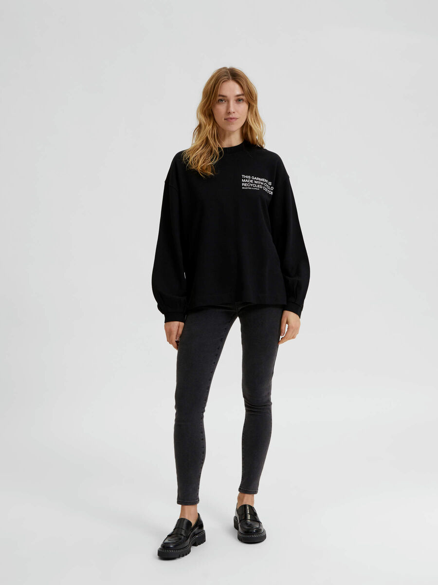 Selected BLUZA SPORTOWA, Black, highres - 16083415_Black_005.jpg