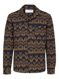 Selected PRINTED CAMP COLLAR SKJORTEJAKKE, Navy Blazer, highres - 16090319_NavyBlazer_1040501_001.jpg