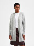 Selected LONG KNITTED CARDIGAN, Light Grey Melange, highres - 16085216_LightGreyMelange_003.jpg