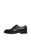 Selected LEATHER DERBY SHOES, Black, highres - 16081453_Black_001.jpg