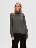 Selected RULLEKRAVE I ULDBLANDING STRIKTRØJE, Medium Grey Melange, highres - 16093235_MediumGreyMelange_1097714_003.jpg