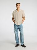 Selected LINNENMIX OVERHEMD MET KORTE MOUWEN, Pure Cashmere, highres - 16092978_PureCashmere_008.jpg