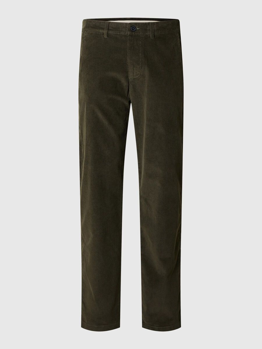 Selected CORDUROY STRAIGHT-LEG TROUSERS, Rosin, highres - 16090142_Rosin_001.jpg