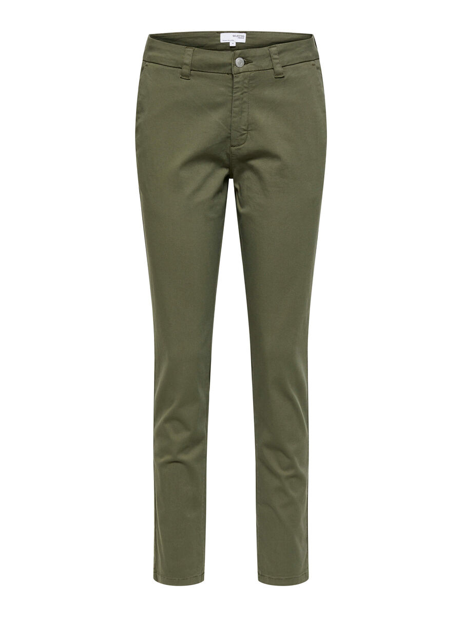 Tapered fit comfort stretch trousers, Selected