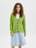 Selected MANCHES LONGUES CARDIGAN EN MAILLE, Greenery, highres - 16078284_Greenery_003.jpg