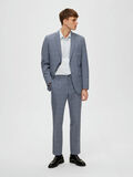 Selected À CARREAUX EN VISCOSE MÉLANGÉE BLAZER, Grey, highres - 16087745_Grey_984184_005.jpg