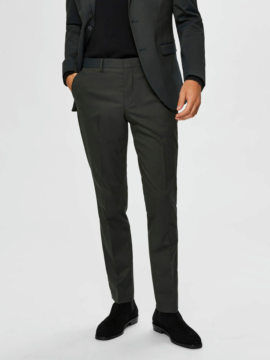 Selected SLIM FIT - SUIT TROUSERS, Rifle Green, highres - 16075074_RifleGreen_003.jpg