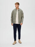 Selected LONG SLEEVED OVERSHIRT, Vetiver, highres - 16088281_Vetiver_005.jpg