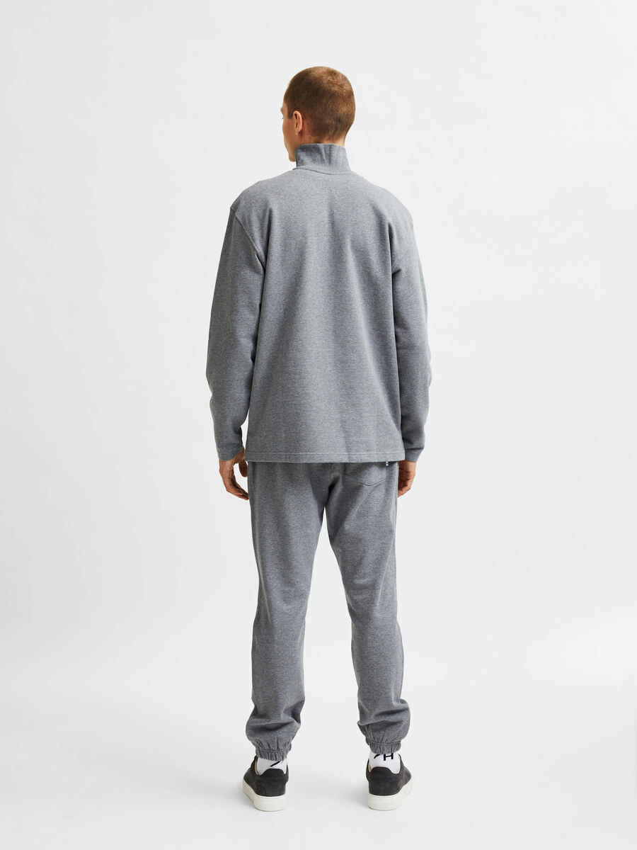 Selected BLUZA SPORTOWA, Medium Grey Melange, highres - 16080128_MediumGreyMelange_004.jpg