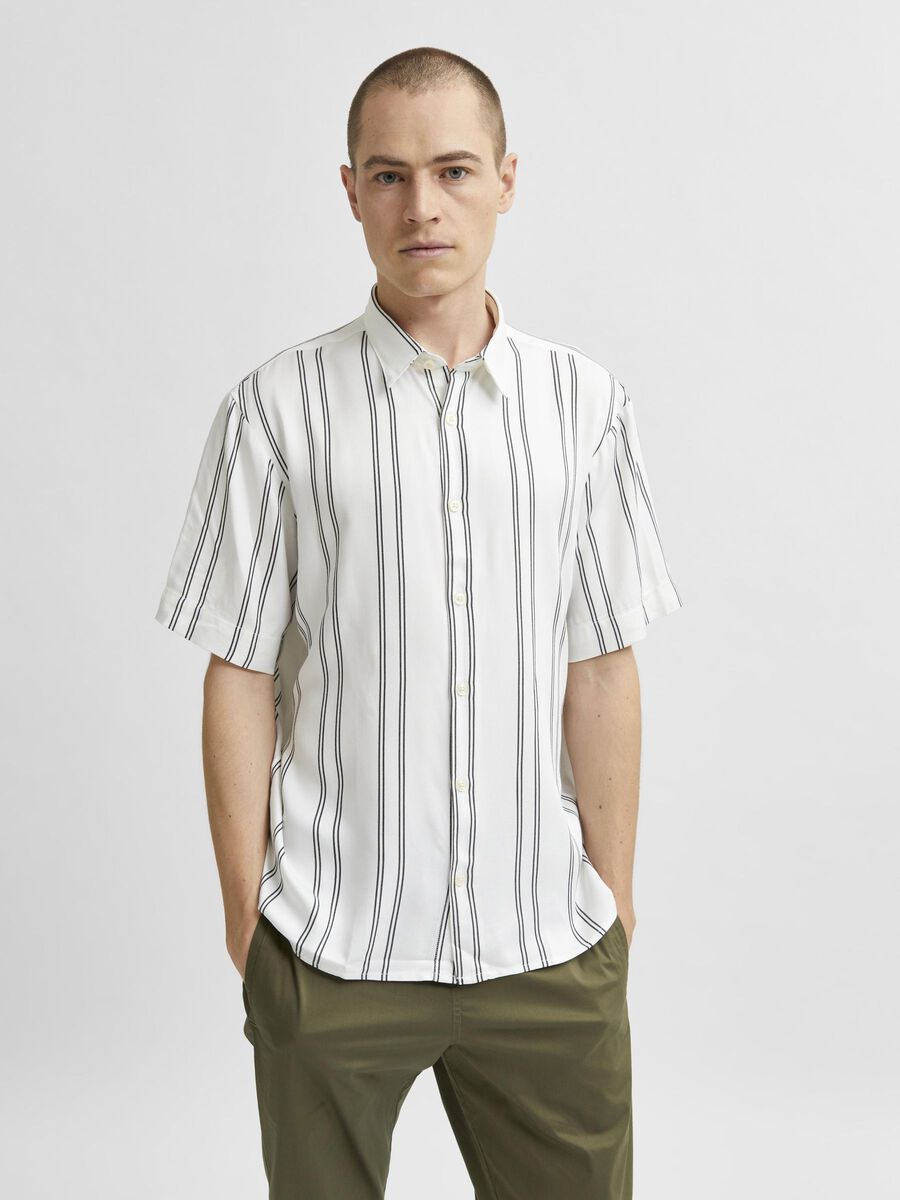 Selected LENZING™ ECOVERO™ SHIRT, Bright White, highres - 16078980_BrightWhite_841792_003.jpg